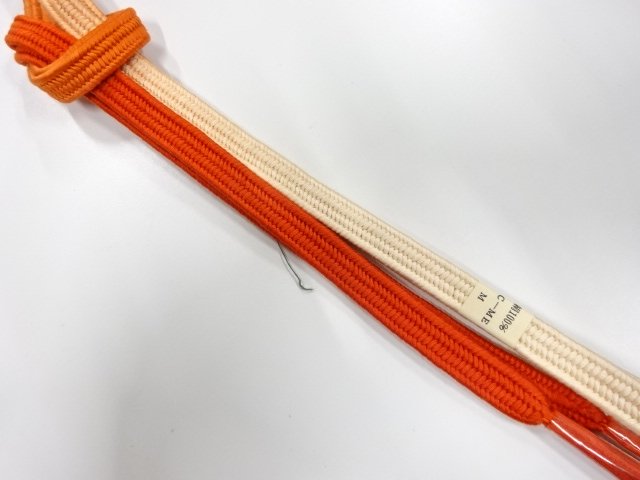 未使用品　正絹　手組帯締め